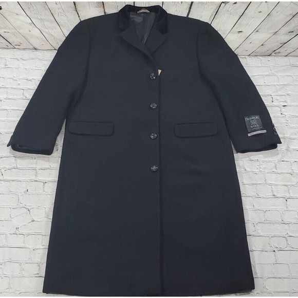 XXIOTTI Berlino Wool and Cashmere Long Overcoat Jacket MENS SIZE 50L
